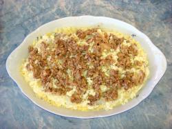 Салат Мимоза классический с консервой - шаг 14