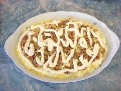 Салат Мимоза классический с консервой - шаг 15