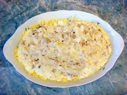 Салат Мимоза классический с консервой - шаг 12