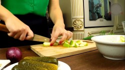 Салат сельдь традиционный немецкий - шаг 3 Салат сельдь традиционный немецкий - шаг 3