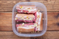 Сало в рассоле с чесноком - шаг 3 Сало в рассоле с чесноком - шаг 3