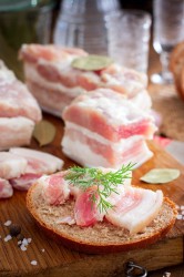 Сало в рассоле с чесноком - шаг 7 Сало в рассоле с чесноком - шаг 7