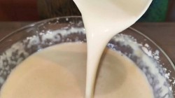 Блины на молоке для начинения - шаг 1