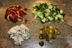 Селедочный салат с яблоком - шаг 2