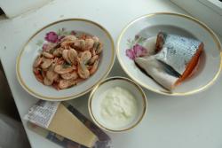 Семга в майонезе под сыром в духовке - шаг 1