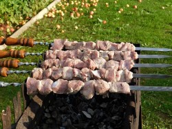 Шашлык в гранатовом соке - шаг 9 Шашлык в гранатовом соке - шаг 9