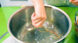 Варенье из желтой сливы с веточкой черемух и лимоном - шаг 3 Варенье из желтой сливы с веточкой черемух и лимоном - шаг 3