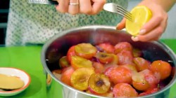 Варенье из желтой сливы с веточкой черемух и лимоном - шаг 5 Варенье из желтой сливы с веточкой черемух и лимоном - шаг 5