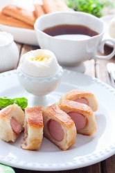 Сосиски в дрожжевом тесте жареные на сковороде - шаг 7 Сосиски в дрожжевом тесте жареные на сковороде - шаг 7