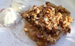 Яблочный десерт с орехами - шаг 10