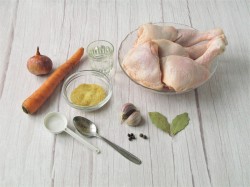 Холодец из курицы с желатином - шаг 1