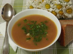 Суп с консервированной фасолью и курицей - шаг 7 Суп с консервированной фасолью и курицей - шаг 7