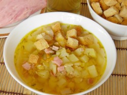 Суп с копченостями в мультиварке - шаг 9 Суп с копченостями в мультиварке - шаг 9