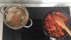 Суп Шурпа из курицы - шаг 7 Суп Шурпа из курицы - шаг 7