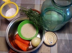 Суп с рисом и морковью из рыбной консервы - шаг 1 Суп с рисом и морковью из рыбной консервы - шаг 1