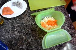 Суп в микроволновке без картошки - шаг 6 Суп в микроволновке без картошки - шаг 6