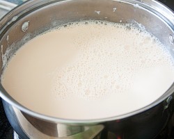 Топленое молоко на плитке - шаг 4 Топленое молоко на плитке - шаг 4