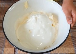 Торт Дрова под снегом без яиц - шаг 1