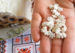 Торт Дрова под снегом без яиц - шаг 19