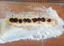 Торт Дрова под снегом без яиц - шаг 5