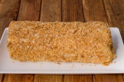 Торт Полено слоеное - шаг 24 Торт Полено слоеное - шаг 24