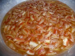 Цукаты из арбузных корок - шаг 5 Цукаты из арбузных корок - шаг 5