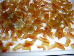 Цукаты из арбузных корок - шаг 6 Цукаты из арбузных корок - шаг 6