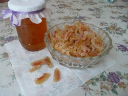 Цукаты из арбузных корок - шаг 7 Цукаты из арбузных корок - шаг 7