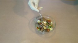 Тёплый салат с брокколи и куриной печенью - шаг 6 Тёплый салат с брокколи и куриной печенью - шаг 6