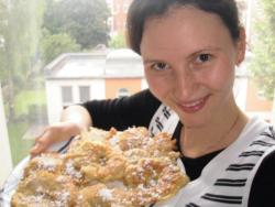 Яблочные сладкие пончики - шаг 7 Яблочные сладкие пончики - шаг 7