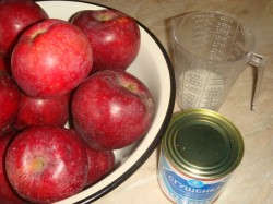 Яблочное пюре со сгущенкой - шаг 1 Яблочное пюре со сгущенкой - шаг 1