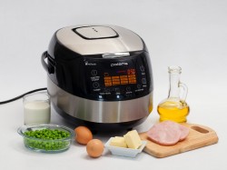 Яичное суфле с ветчиной в мультиварке - шаг 1 Яичное суфле с ветчиной в мультиварке - шаг 1