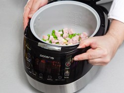 Яичное суфле с ветчиной в мультиварке - шаг 2 Яичное суфле с ветчиной в мультиварке - шаг 2