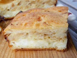 Заливной пирог с капустой и яйцом - шаг 15 Заливной пирог с капустой и яйцом - шаг 15