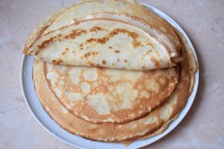 Заварное тесто для блинов на молоке - шаг 7 Заварное тесто для блинов на молоке - шаг 7