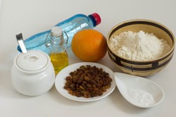 Кекс большой с изюмом и апельсином - шаг 1 Кекс большой с изюмом и апельсином - шаг 1