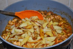 Азу из филе индейки с маринованными огурцами - шаг 17