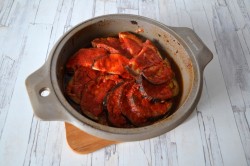 Баклажаны с мясом запеченные в духовке - шаг 13 Баклажаны с мясом запеченные в духовке - шаг 13