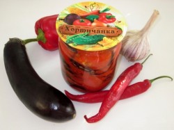 Баклажаны с остринкой на зиму - шаг 10 Баклажаны с остринкой на зиму - шаг 10