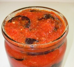 Баклажаны с остринкой на зиму - шаг 9 Баклажаны с остринкой на зиму - шаг 9