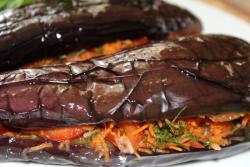 Баклажаны фаршированные овощами укропом и чесноком - шаг 8 Баклажаны фаршированные овощами укропом и чесноком - шаг 8