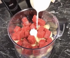 Банановое Мороженое с Клубникой, без сахара и сливок. - шаг 3 Банановое Мороженое с Клубникой, без сахара и сливок. - шаг 3