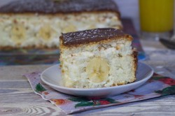 Банановый бисквитный торт - шаг 35