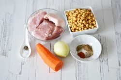 Баранина с нутом - шаг 1