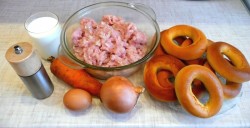 Баранки с фаршем в духовке домашние - шаг 1 Баранки с фаршем в духовке домашние - шаг 1