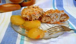 Баранки с фаршем в духовке домашние - шаг 10 Баранки с фаршем в духовке домашние - шаг 10