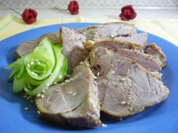 Баранья нога запеченная в духовке в фольге - шаг 6