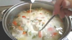 Бельгийский куриный суп Гентский Ватерзой - шаг 10 Бельгийский куриный суп Гентский Ватерзой - шаг 10