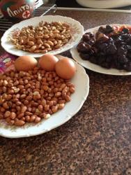 Белковое шарики из орехов и сухофруктов - шаг 1 Белковое шарики из орехов и сухофруктов - шаг 1