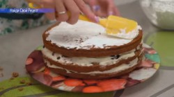 Бисквитный торт с ягодой и заварным кремом - шаг 24